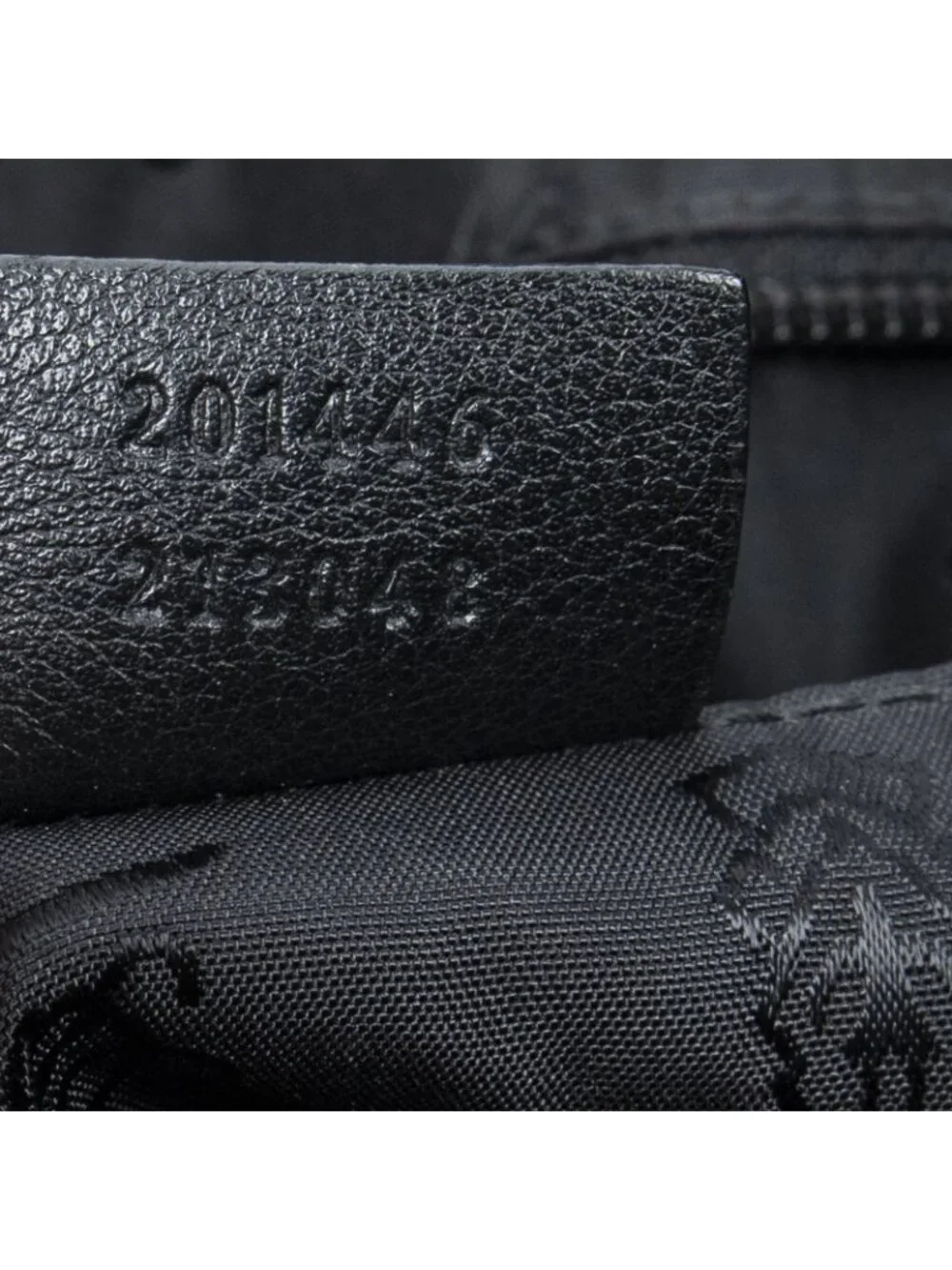 Gucci Large Square Zip Messenger Black Guccissima - Picture 10 of 10
